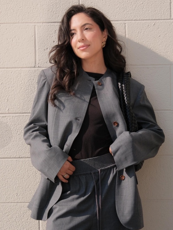 Fabrique Jackets & Blazers - New Fabrique Hera Blazer in Worsted Wool Blend